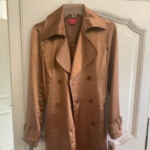 Sunny Leigh Bronze Trench Coat - New with Tags